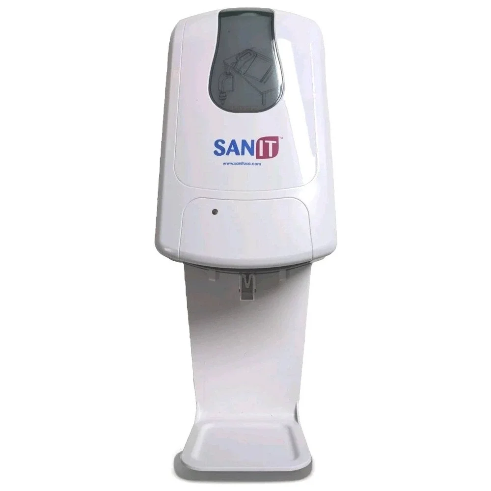 SANIT USA Automatic Soap Dispenser White Wall Mount Touchless Motion Sensor NEW